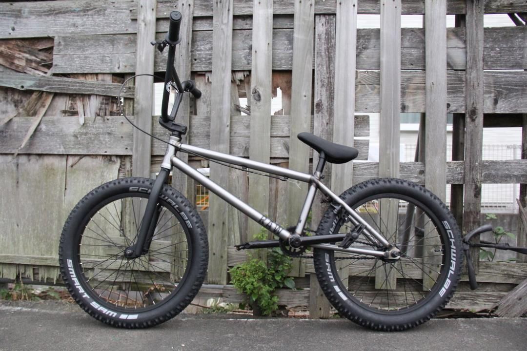 自転車 BMX 20インチ ストリート クロモリ DURCUS ONE RAW DIRTタイヤ