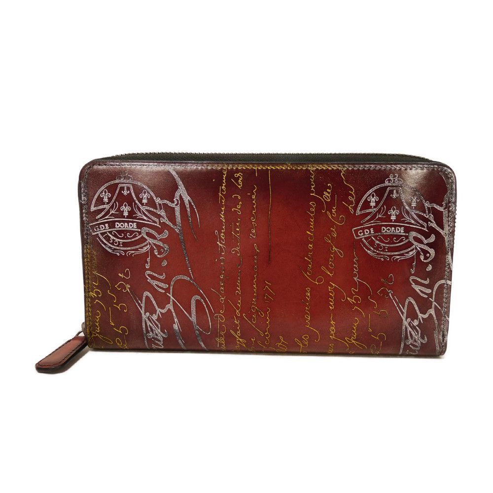 ベルルッティ イタウバ シルバーパティーヌ ラウンド長財布 BERLUTI