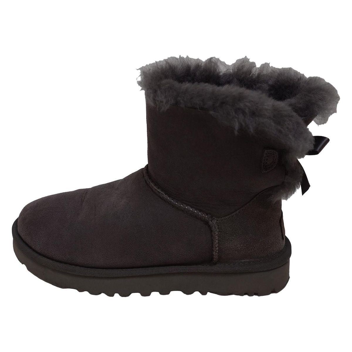 UGG アグ ショートブーツ 23 レディース - 1016501 グレー ムートン