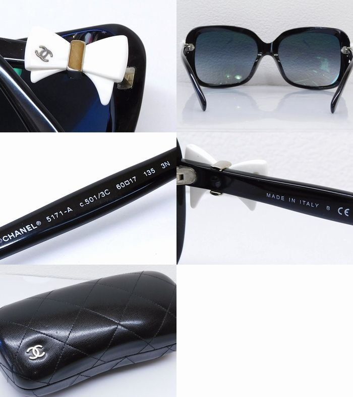 CHANEL シャネル サングラス 5171-A C.501/3C 60□17 135 ココ
