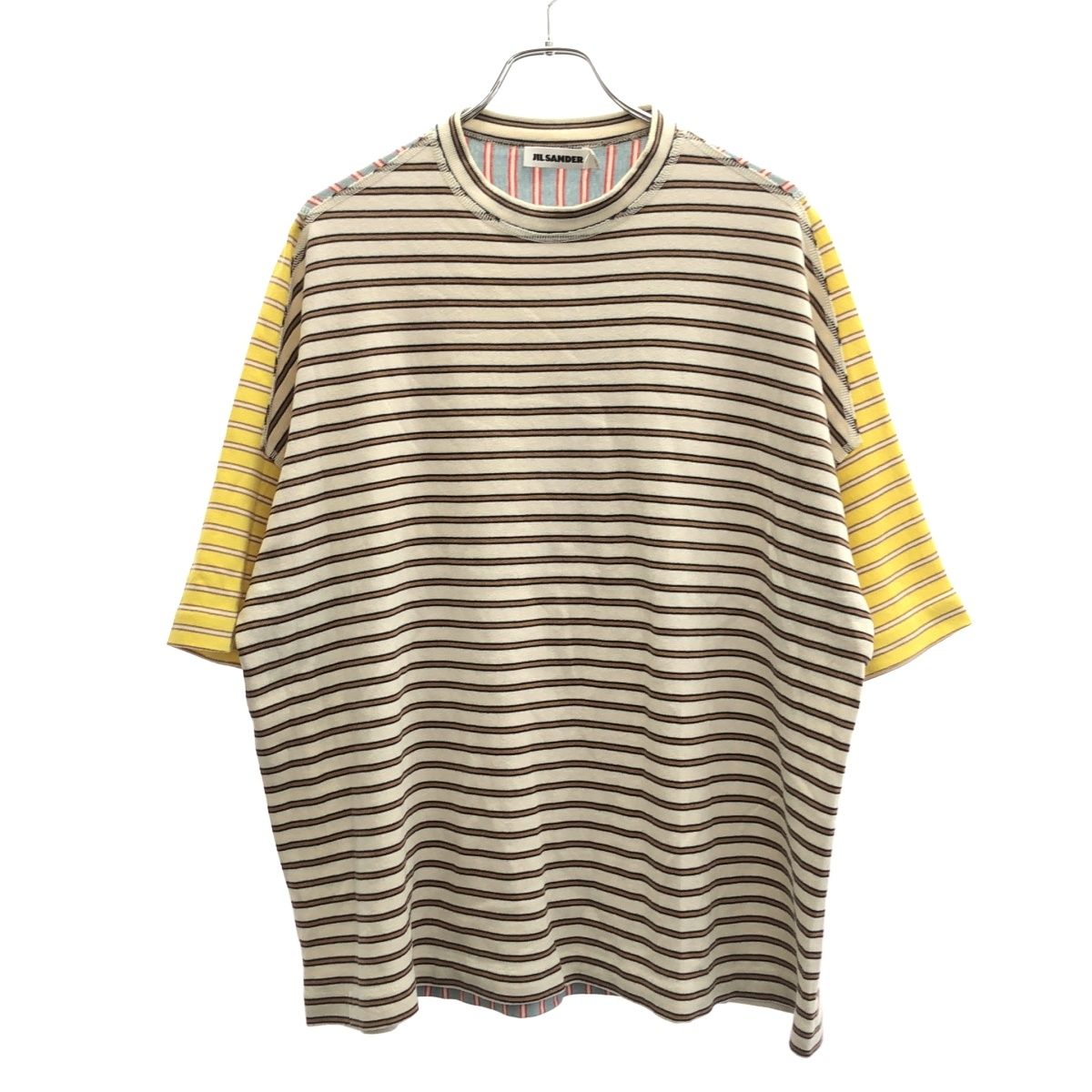JIL SANDER ジルサンダー 18AW マルチボーダーニットTシャツ 