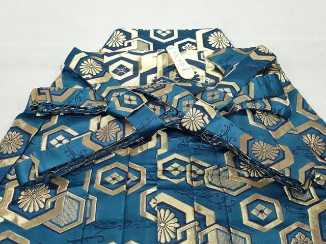 平和屋着物●男性 馬乗り袴 舞台衣装 亀甲花文 金糸 CAAX1160vf