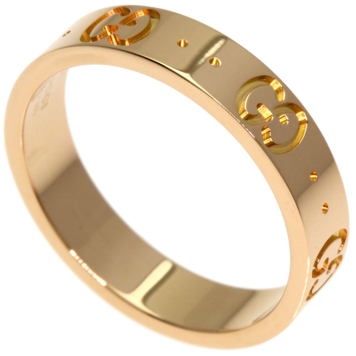 GUCCI グッチ アイコン 11 リング 指輪 K18PG レディース