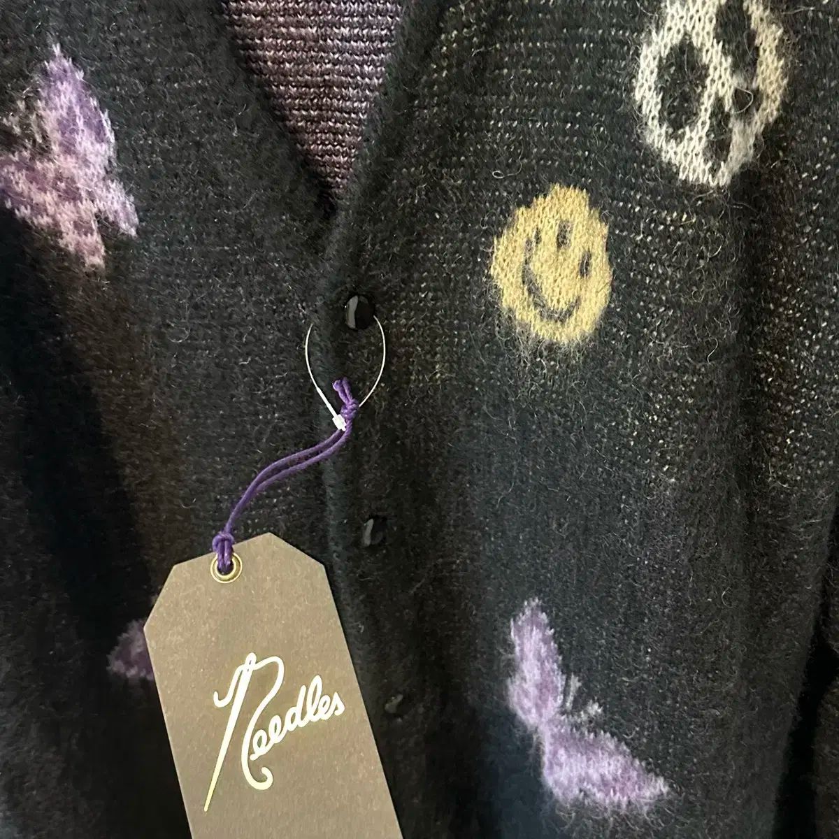 NEEDLES(ニードルズ) パピヨン モヘア カーディガン Needles