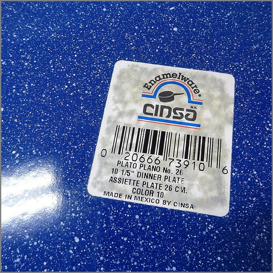 デッドストック 90年代 CINSA ビンテージ ホーロー 琺瑯 食器