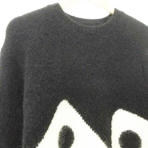 ステューシー STUSSY 23AW dice fuzzy crew セーターモヘヤ混