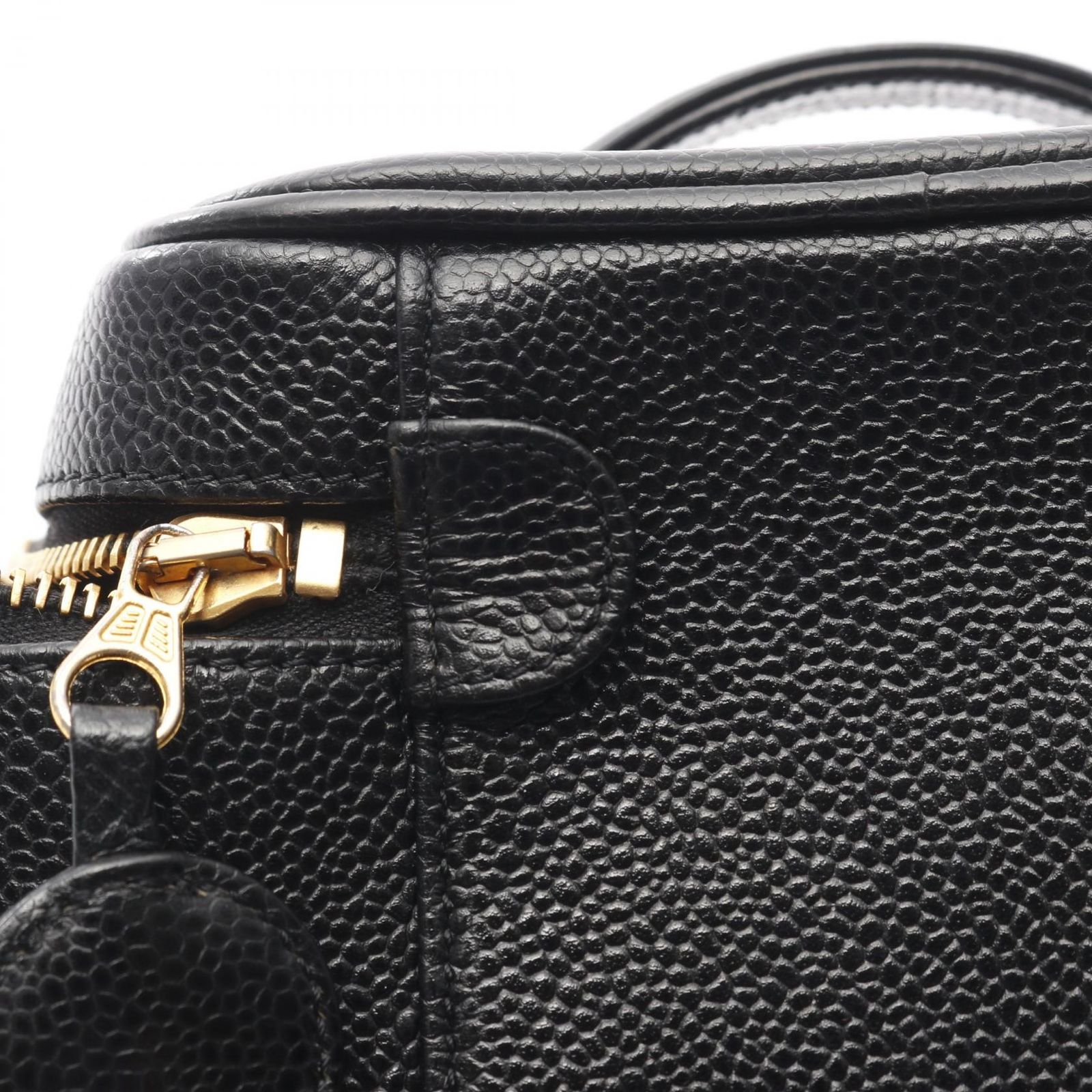 シャネル CHANEL ハンドバッグ ココマーク A01998 ブラック カーフ  