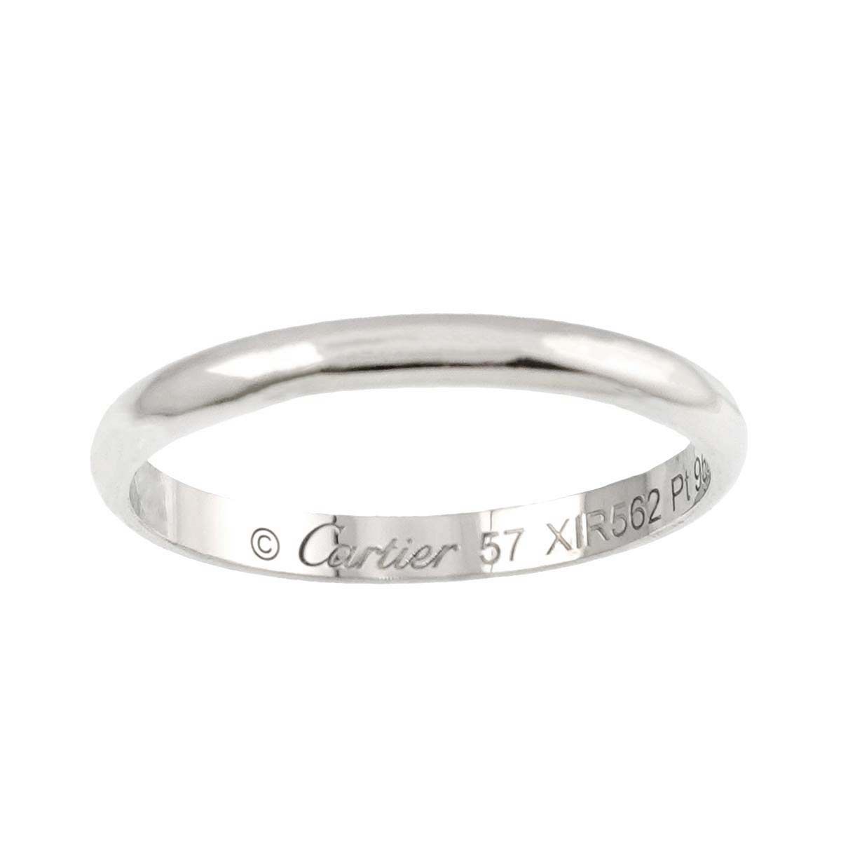 カルティエ Cartier 1895 クラシック バンド #57 リング 幅2.5mm