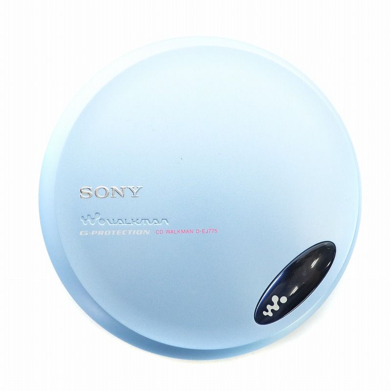 ソニー SONY ウォークマン ポータブル CDプレーヤー オーディオ ロゴ 動作 済み 青 ブルー D-EJ775 GY18 |MQ