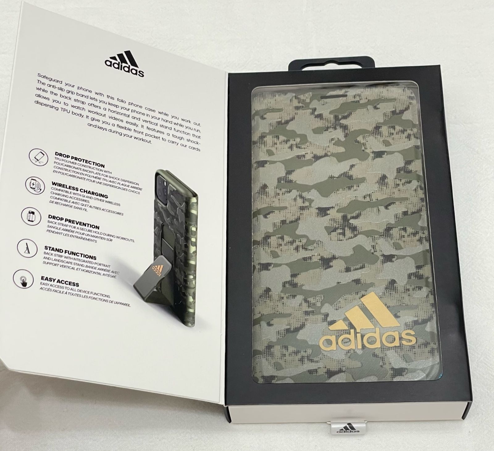 アディダス adidas アディダスパフォーマンス iPhone11 Pro Max 手帳型