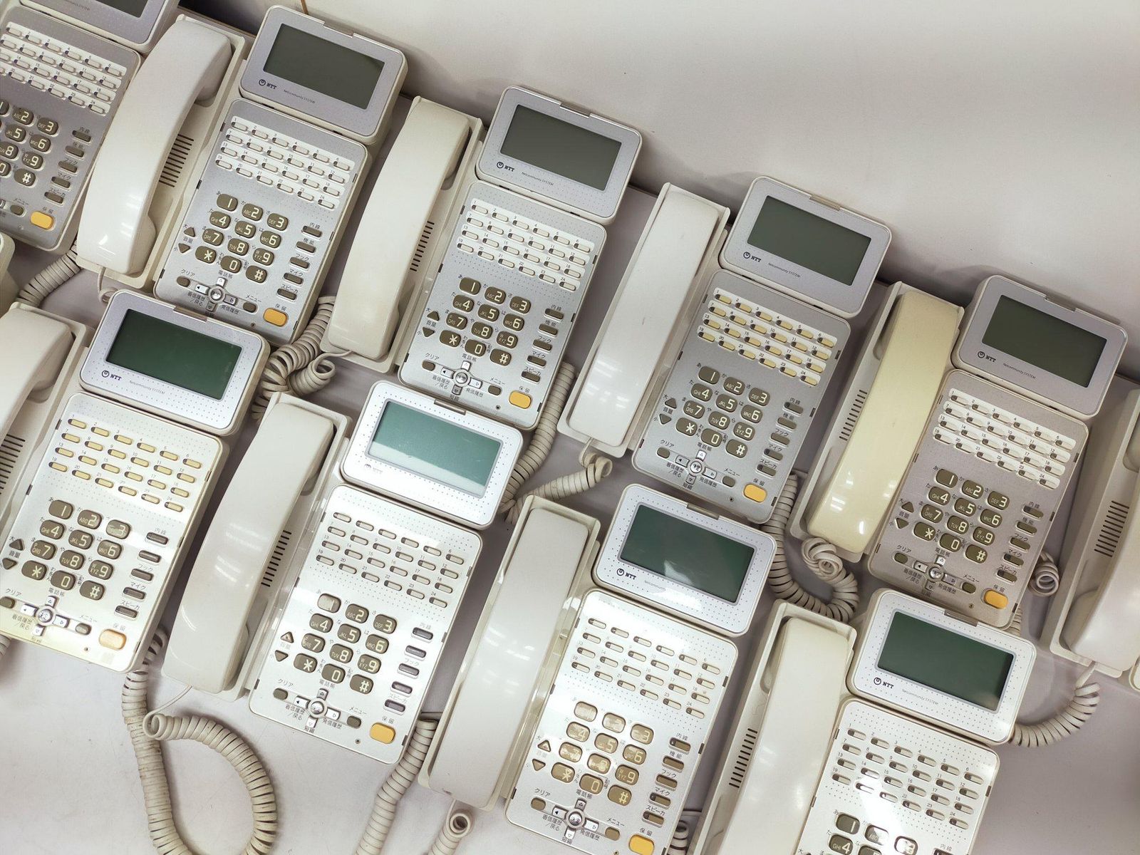 NTT ビジネスフォン 型番GX- 24 BTEL- 2 W 本体のみ コードなし 11点セット A9665A14 NEXPOTALLINN_EU