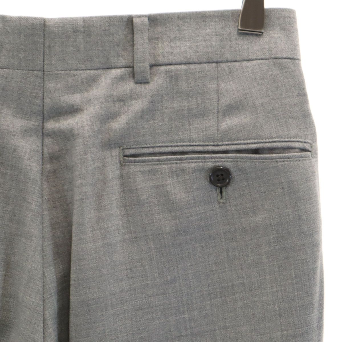 Brooks Brothers　トラウザーズ　スラックス　グレー　79㎝　31 ウール ソリッド プレーンフロント トラウザーズ Classic