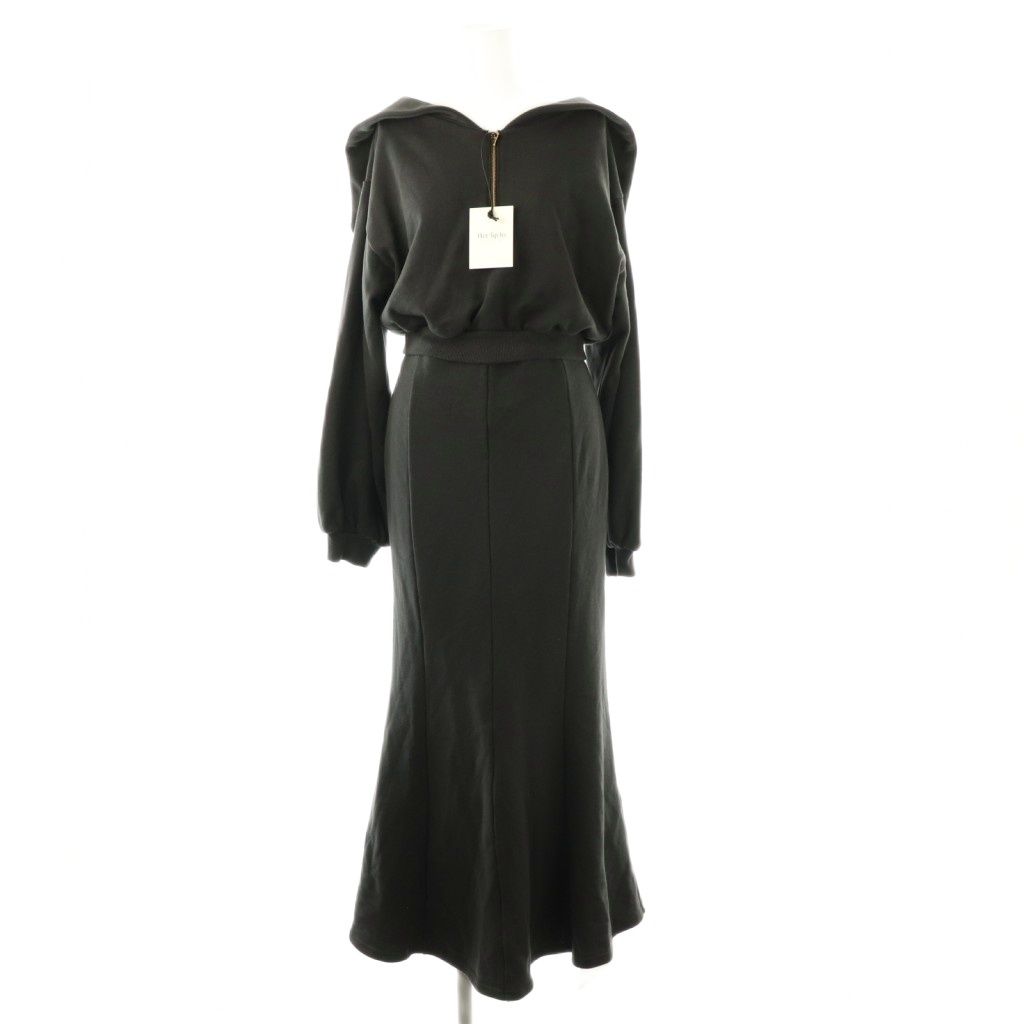 ワンピース herlipto Half Zip Sweat Dress herlipto Half Zip Sweat Dress - メルカリ