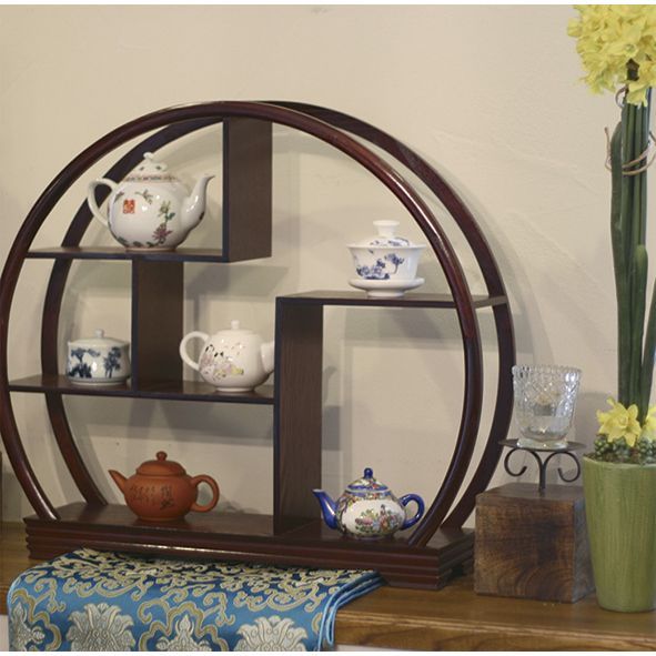 カンダ 丸型茶壷飾棚 X07J001 1点