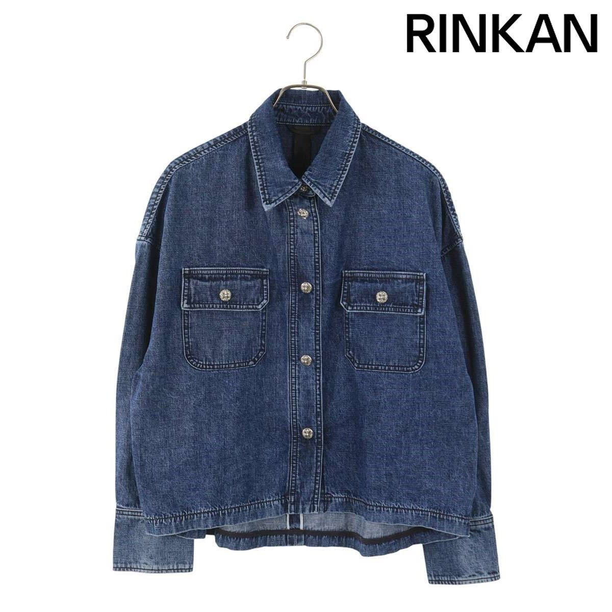 Chrome Hearts - クロムハーツ  WORK DOG クロスボールデニムシャツブルゾン レディース S クロムハーツ WORK DOG クロスボールデニムシャツブルゾン