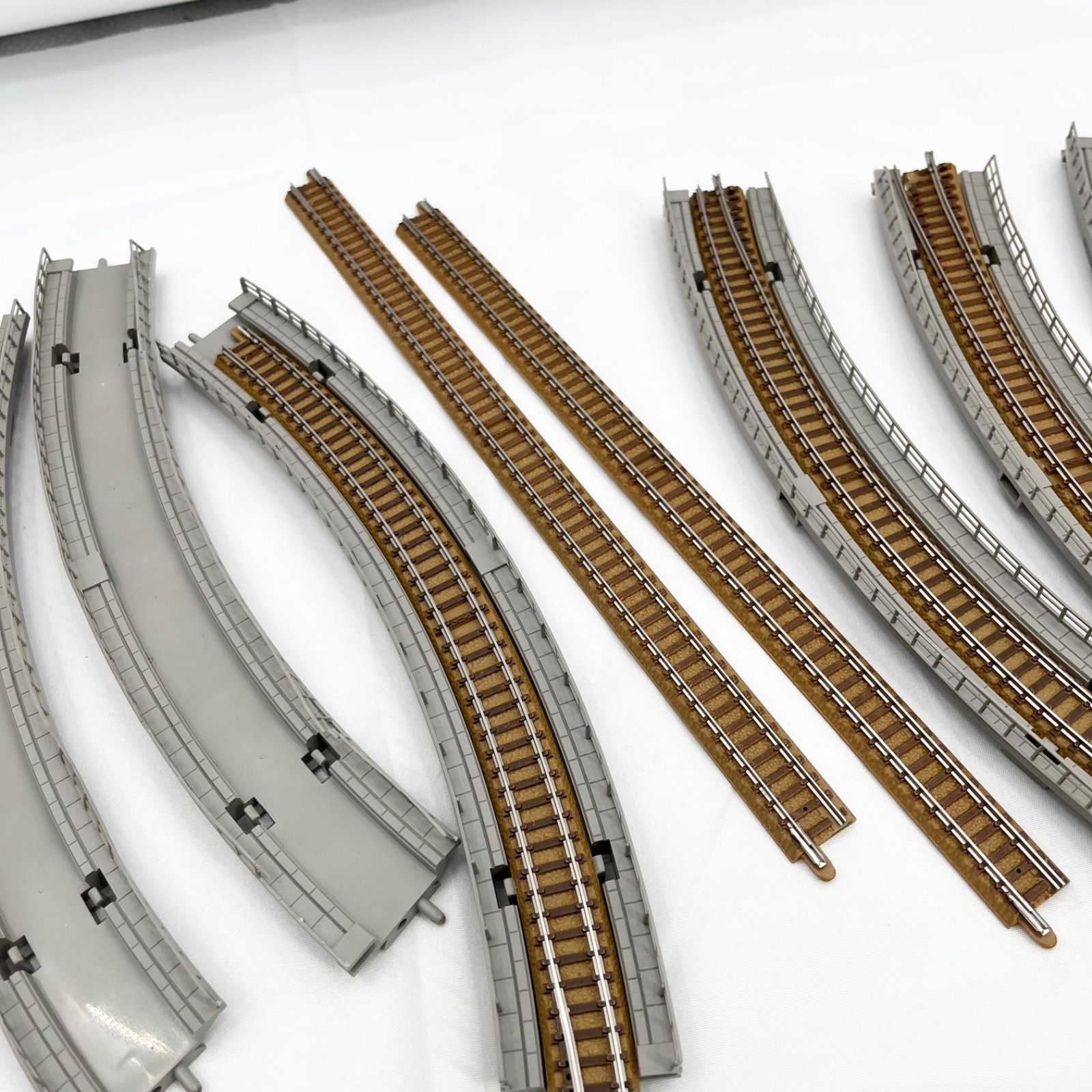 鉄道模型 レールセット 現状品 Nゲージ TOMIX? KATO? 曲線 直線 複線