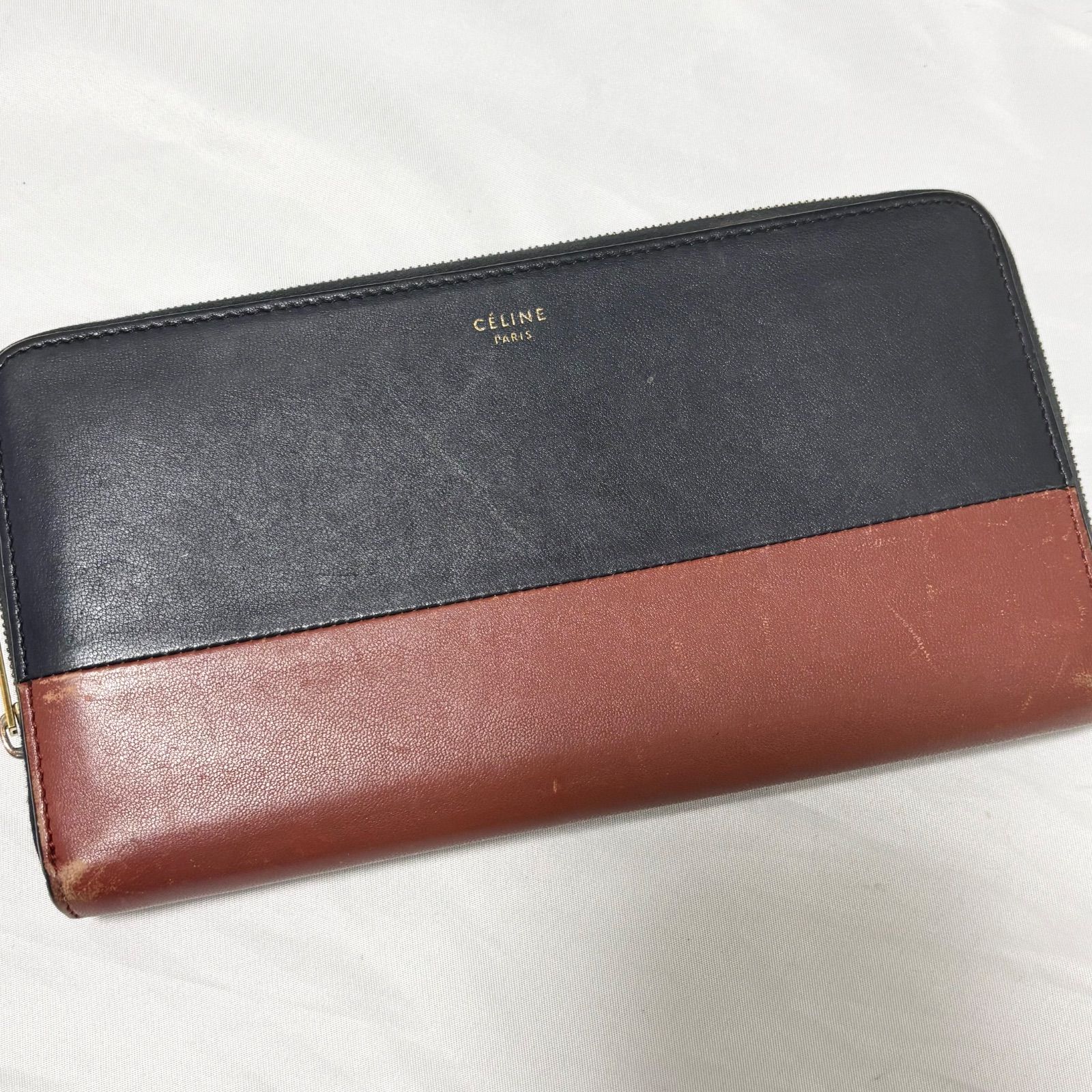 送料無料】CELINE/セリーヌ/長財布/ウォレット/サイフ/ブラック 
