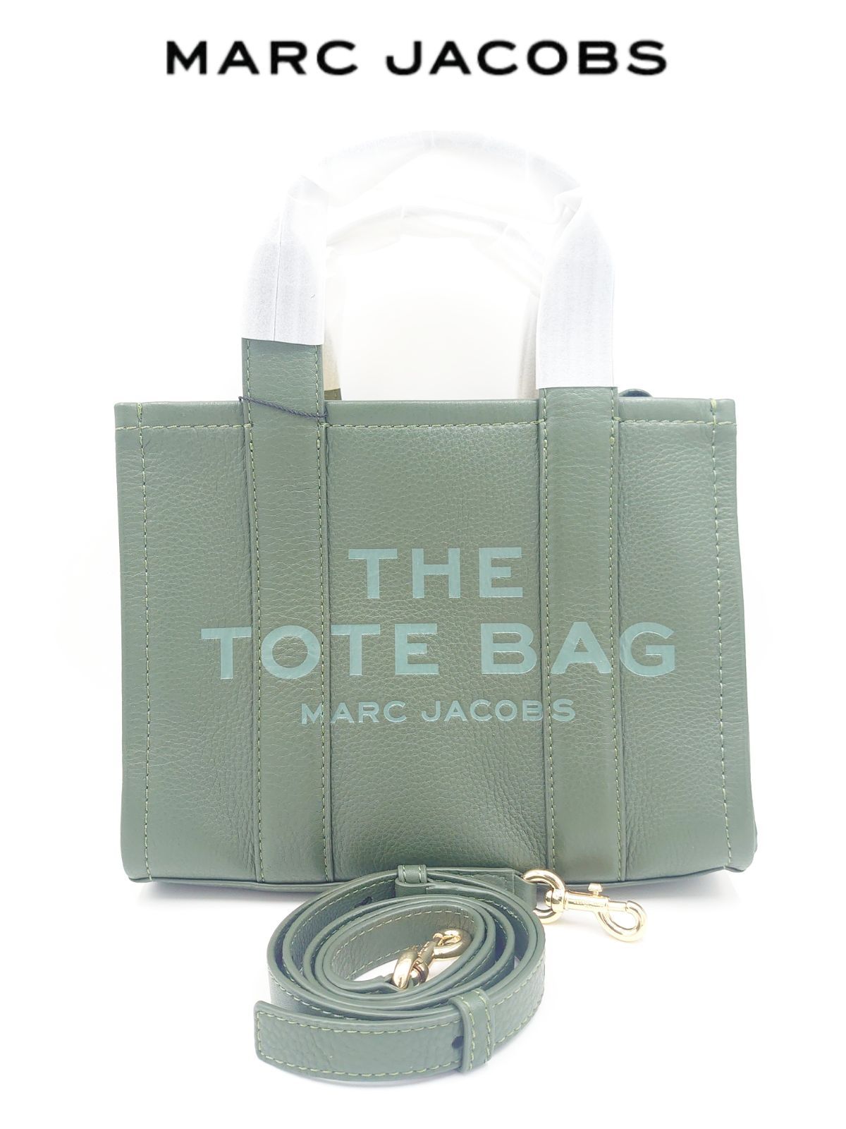 MARC JACOBS マーク ジェイコブス トートバッグ 2way グリーン - メルカリ