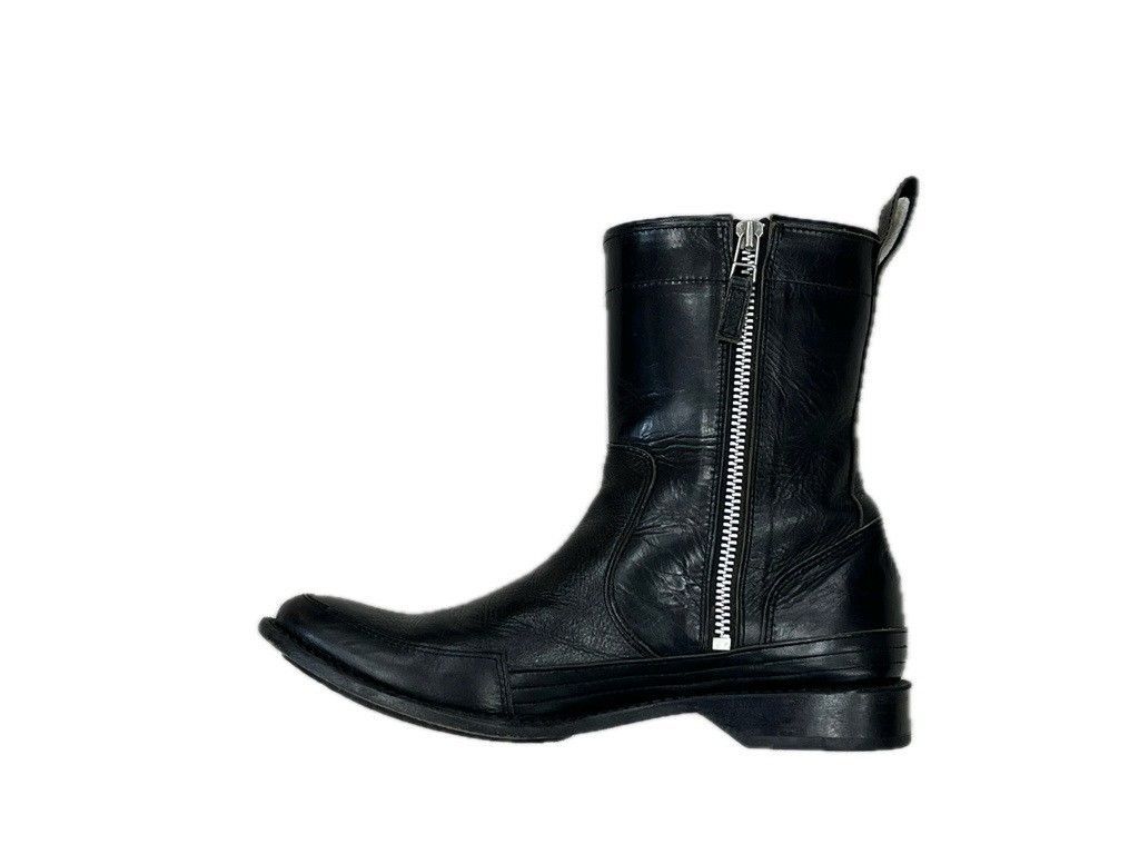 ヨウジヤマモト yohjiyamamoto ショートブーツ 3 レザー 黒 メンズ 靴 ヨウジ ヤマモト ショートブーツ YOHJI YAMAMOTO × Dr Martens⁄ヨウジ