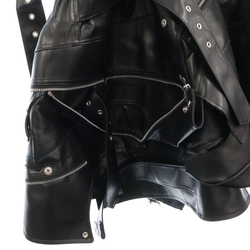 JUNYAWATANABE 22aw フェイクレザー　ライダース JUNYAWATANABE 22aw フェイクレザーライダース