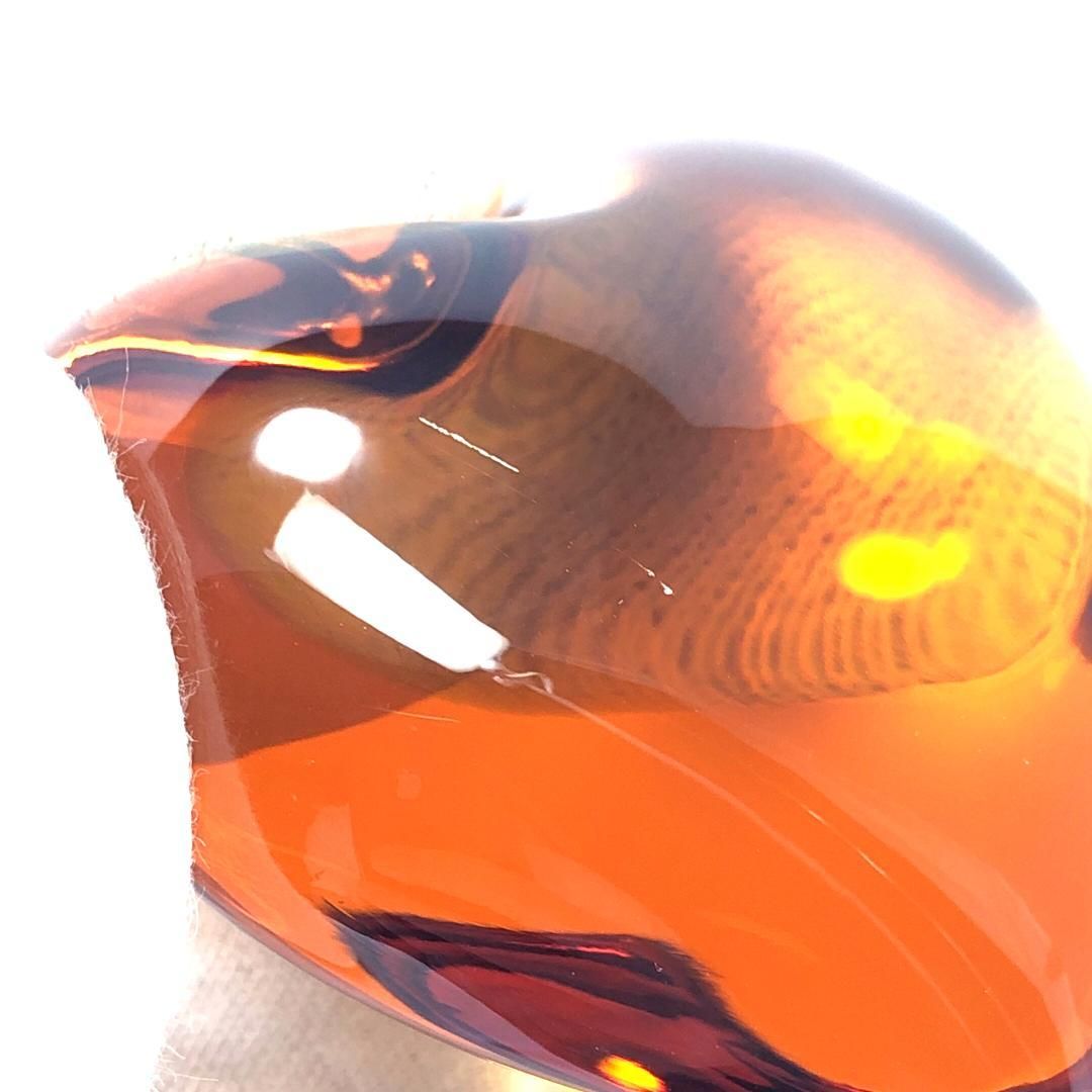 Baccarat バカラ ハート オレンジ ペーパーウェイト クリスタルグラス オレンジ BC376 WWW_SKLAD-KIRPICHA_RU