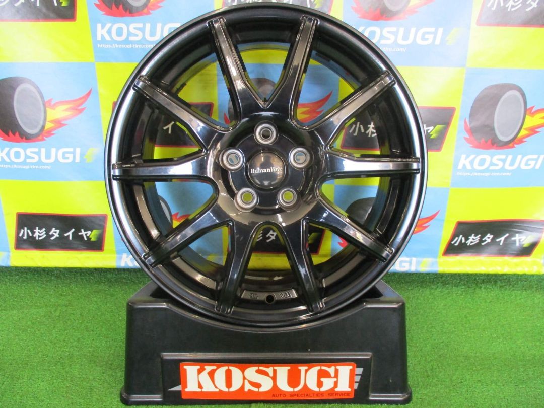 ヒューマンライン S15 6.5J-16 5H100 48 カローラツーリング インプレッサなど ホイール 4本 Y93 大和店