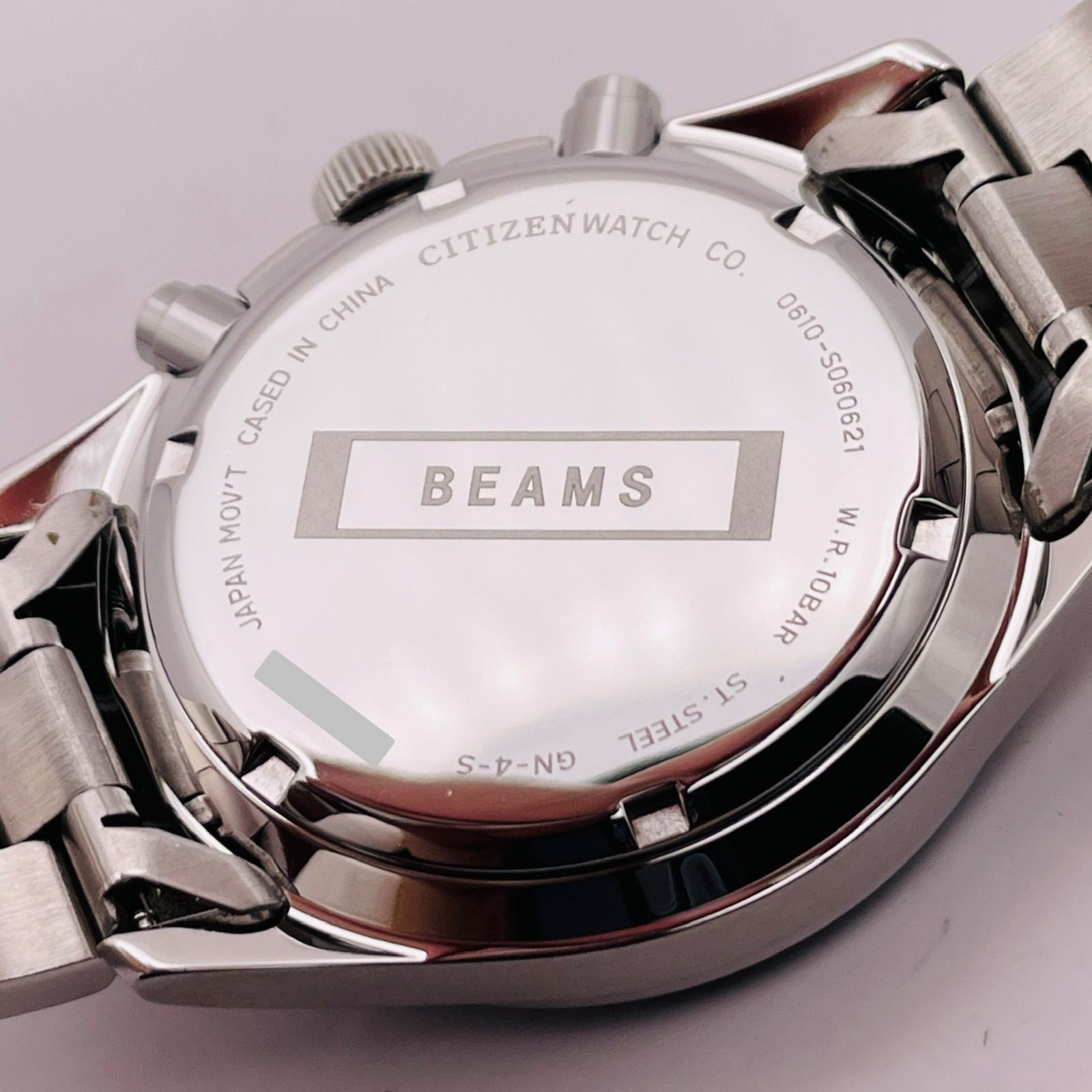 【新品】BEAMS クロノグラフ　電池交換済 電池交換全力投球 十二球目 セイコークロノ | 山口県宇部市鵜ノ
