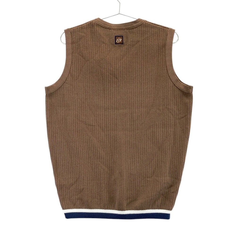 サイズ 1 ZOY ゾーイ ニットベスト ブラウン系 240101526272 ゴルフウェア メンズ ストスト