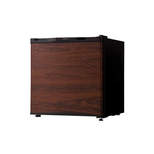 1ドア 小型 TOHOTAIYO 冷蔵庫 46L おしゃれ 一人暮らし向け 左右開き対応 TH-46L1-WD ダークウッド