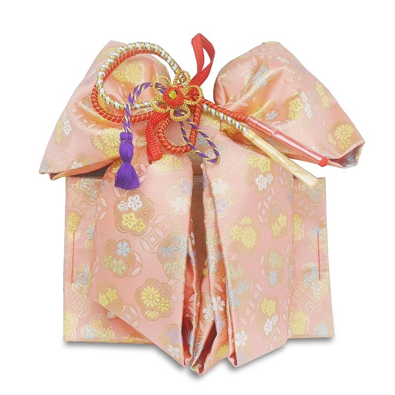 NISHIORI 七五三 結び帯 七才 四つ身用 作り帯 女の子 PINK 1