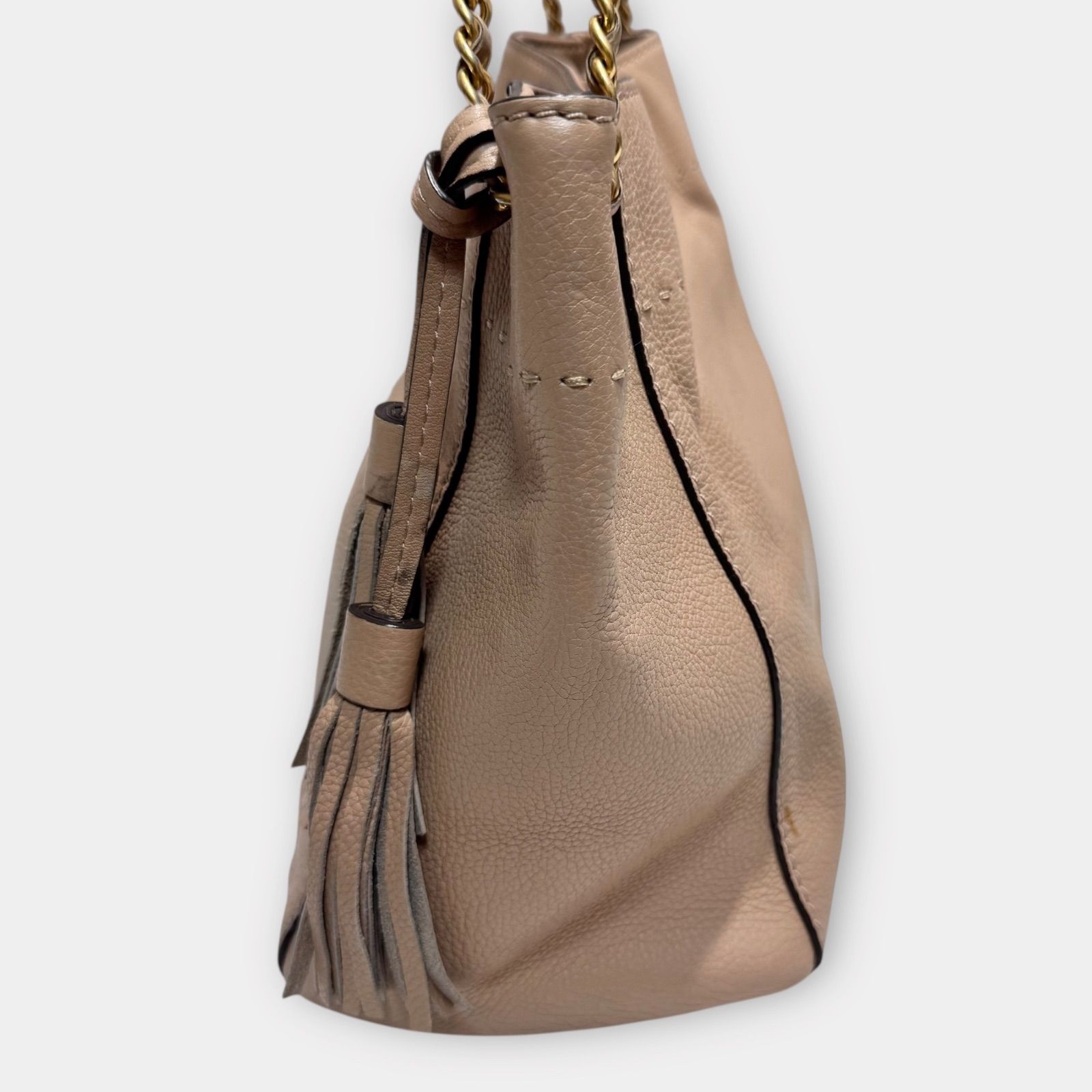 美品！TORY BURCH トリーバーチ トートバッグ レザー チェーン