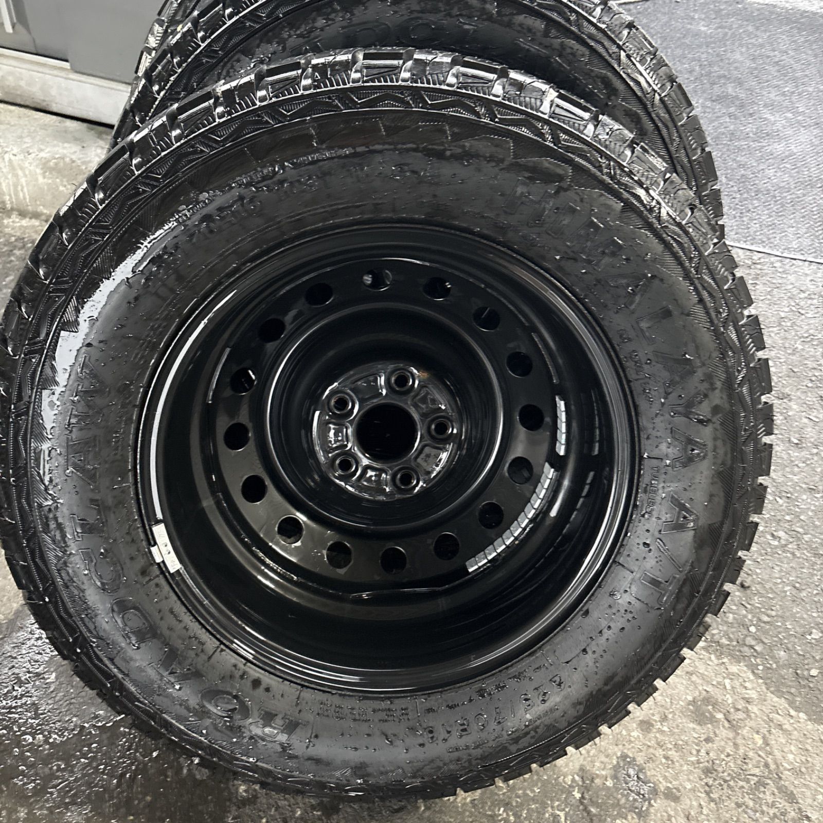 himalaya　225/70R16　16インチ　スチールホイールセット 最終値下げ himalaya 225/70R16 16インチ スチールホイール