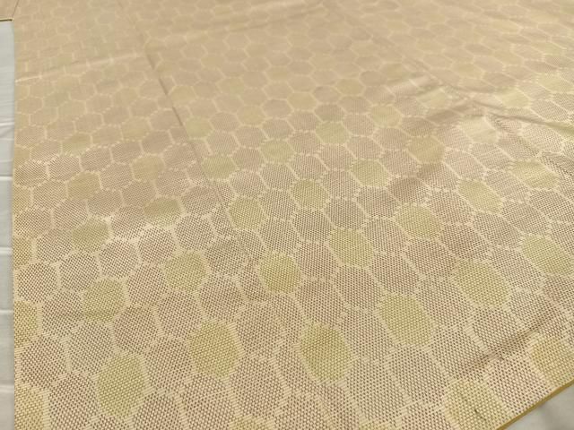 平和屋着物●上質な紬　亀甲文　正絹　逸品　AAAY6623zg 平和屋着物○上質な紬 亀甲文 正絹 逸品 AAAY6623zg 平和屋着物□