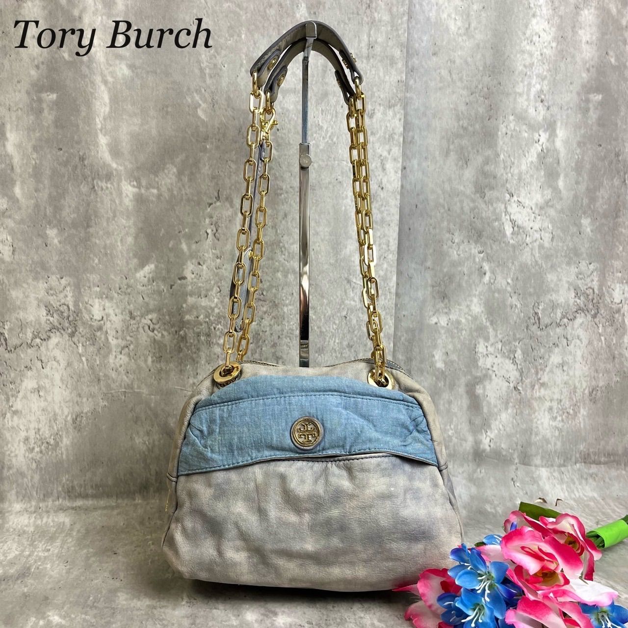 ✨良品✨tory burch トリーバーチ ショルダーバッグ トートバッグ 十字