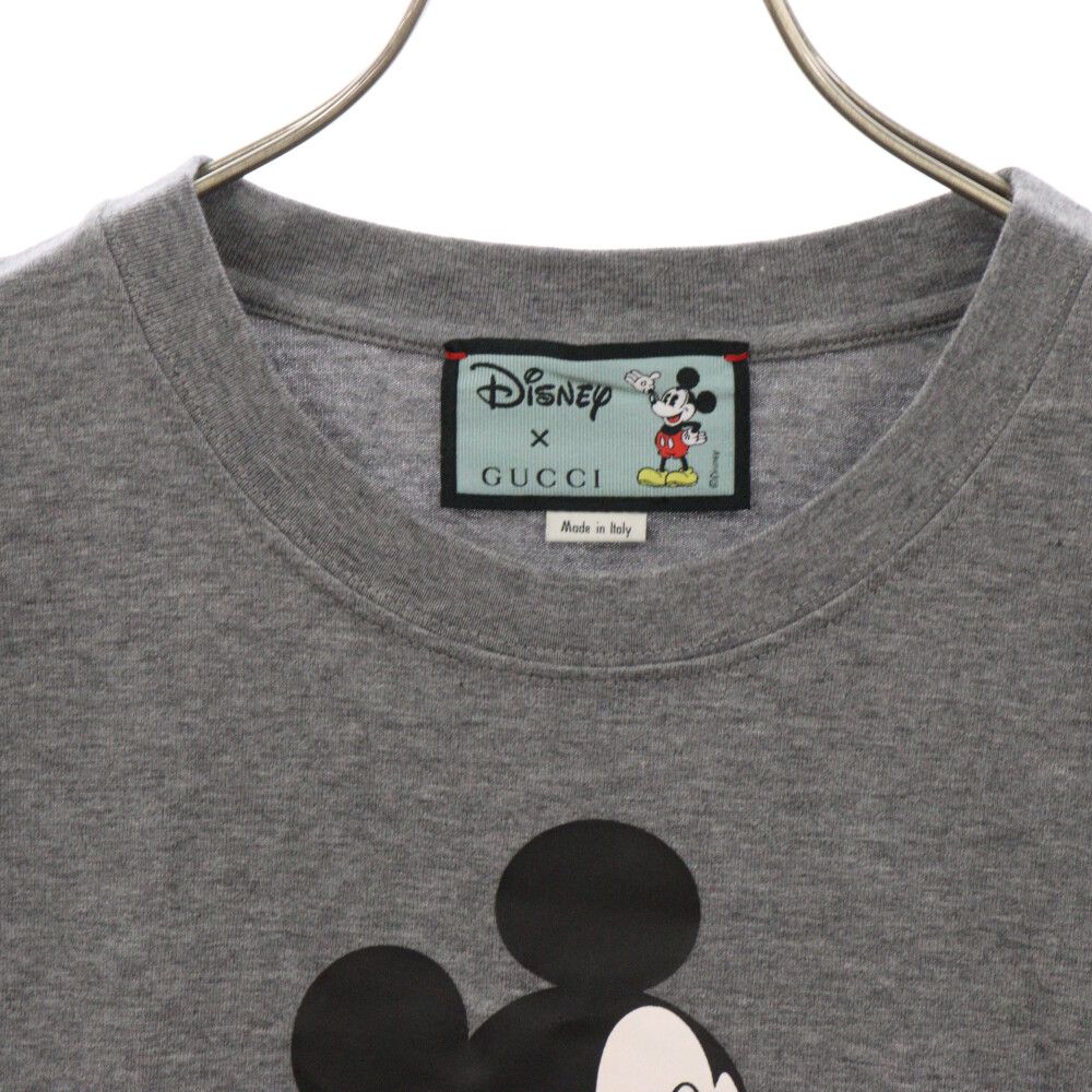 大人気　Disney✖️GUCCI Tシャツ ミッキーマウス　S グレー GUCCI (グッチ) 20SS ×Disney Mickey Print Tee 565806 XJB67