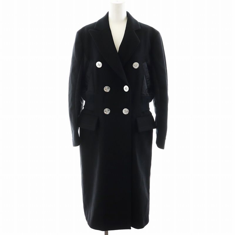 サカイ sacai MA-1×MELTON COAT チェスターコート ロング丈 サカイ sacai MA-1×MELTON COAT チェスターコート ロング丈