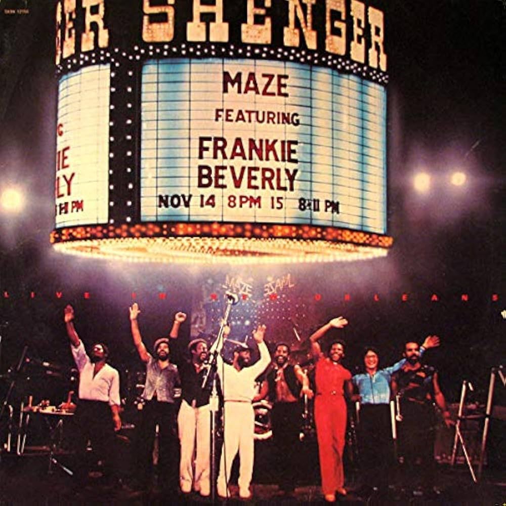 欧2LP Maze Frankie Beverly Live In New Orleans 3532600 CAPITOL |00520