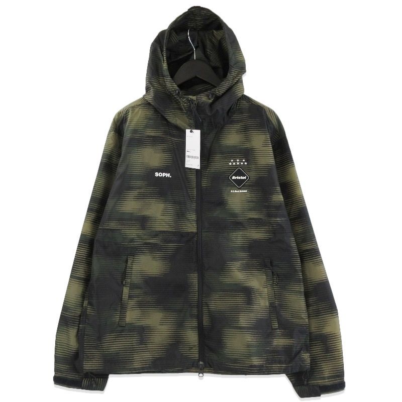 ♥ F.C.Real Bristol エフシー ルブリストル SPEED CAMO HOODED BLOUSON FCRB-250027 WOODLAND M タグ付き 71013916