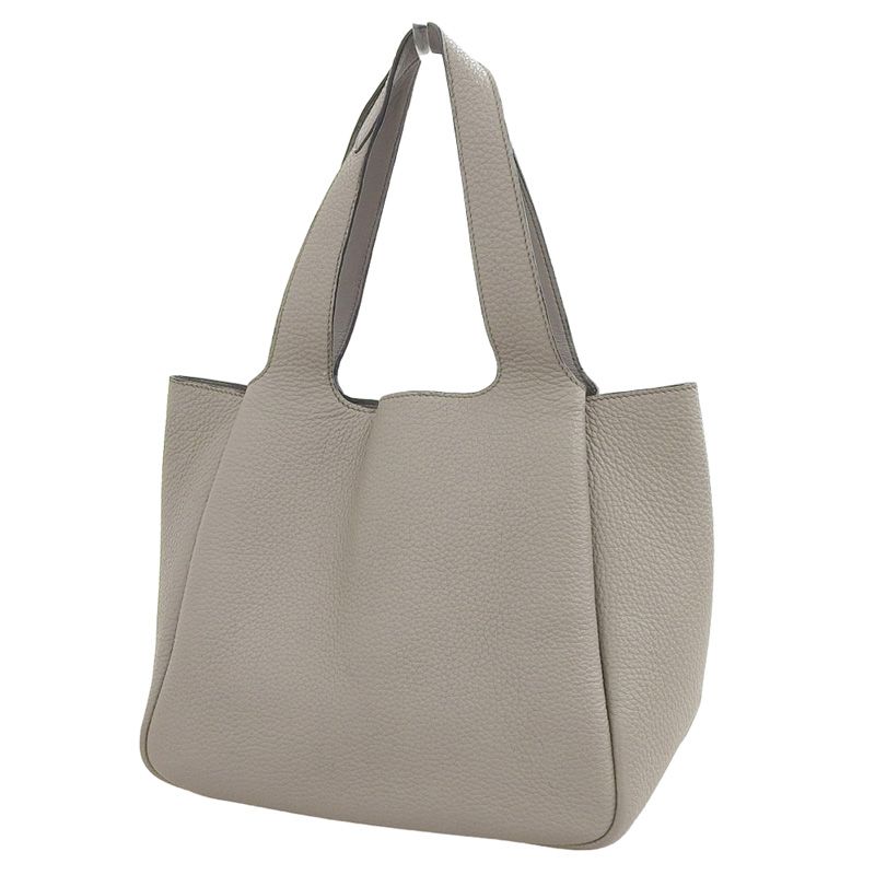 プラダ PRADA ハンドバッグ レザー グレージュ 1BG335 中古 新入荷 