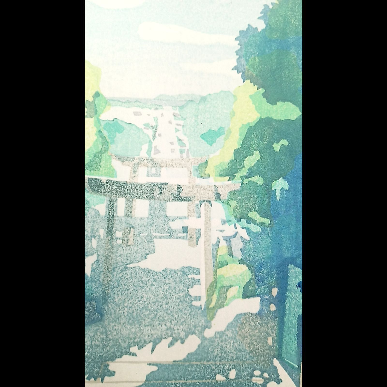 【新品】木版画　壬生川純一「ひかた」限定ナンバー付き！　☆送料無料☆ 新品】木版画 壬生川純一「ひかた」限定ナンバー付き！ ☆送料