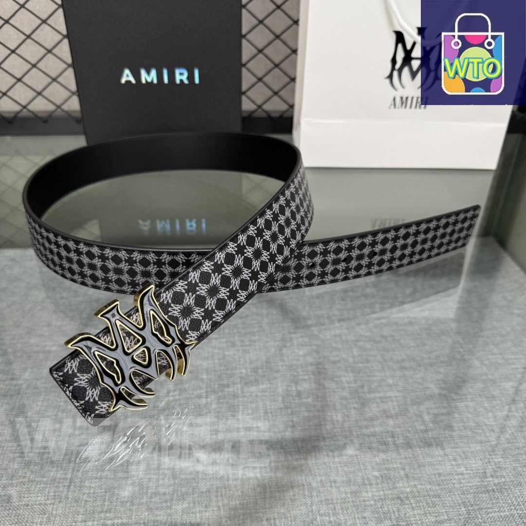 AMIRIレザーベルト Ma レザーベルト 4cm - Amiri - メンズ | Luisaviaroma