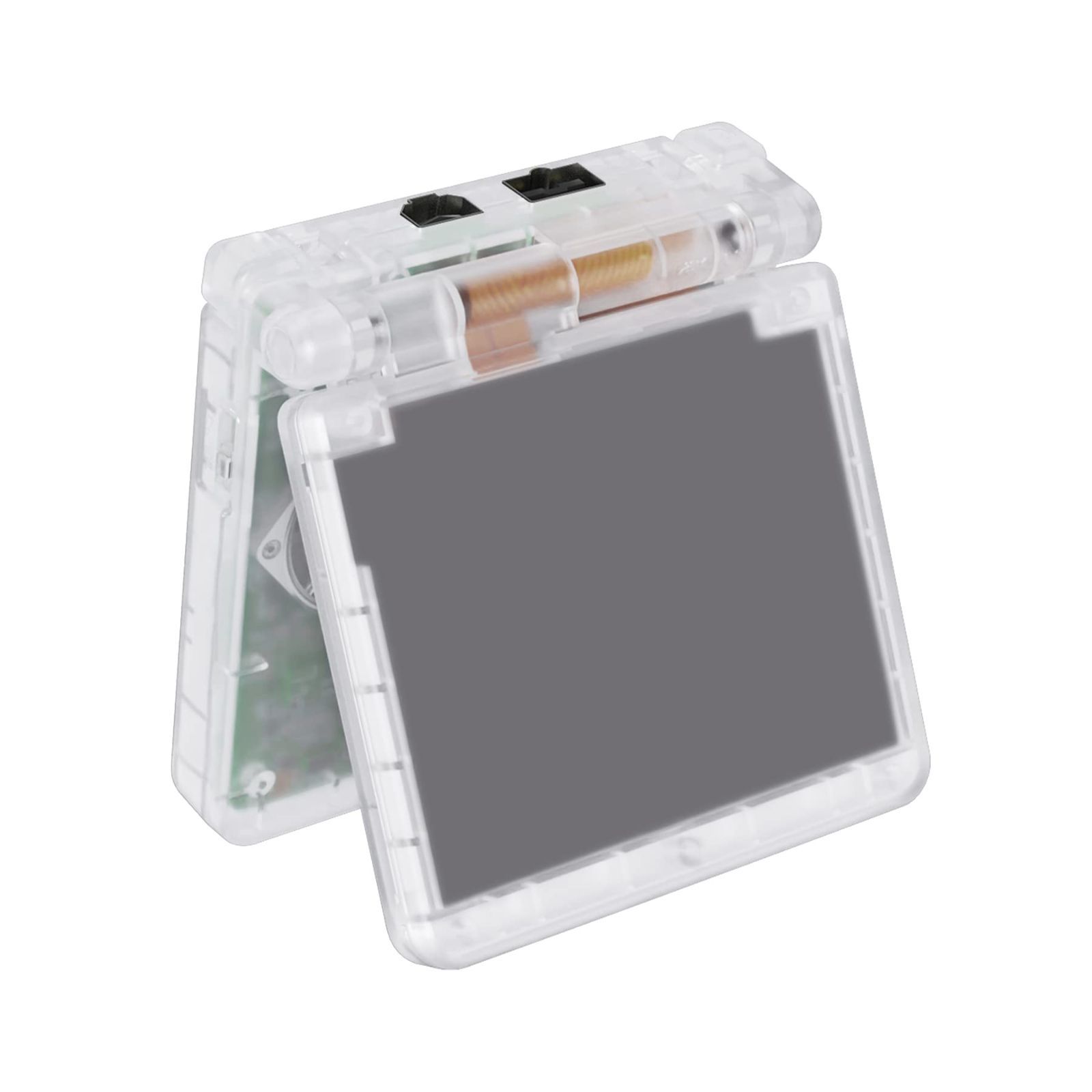 【特価商品】IPS GBA SPアップグレードeXtremeRateカスタム交換用ハウジングシェル-クリア素材IPSと標準 LCD の両方に対応-コンソールやスクリーンは付属していません【暗闇で光る-グリーン】