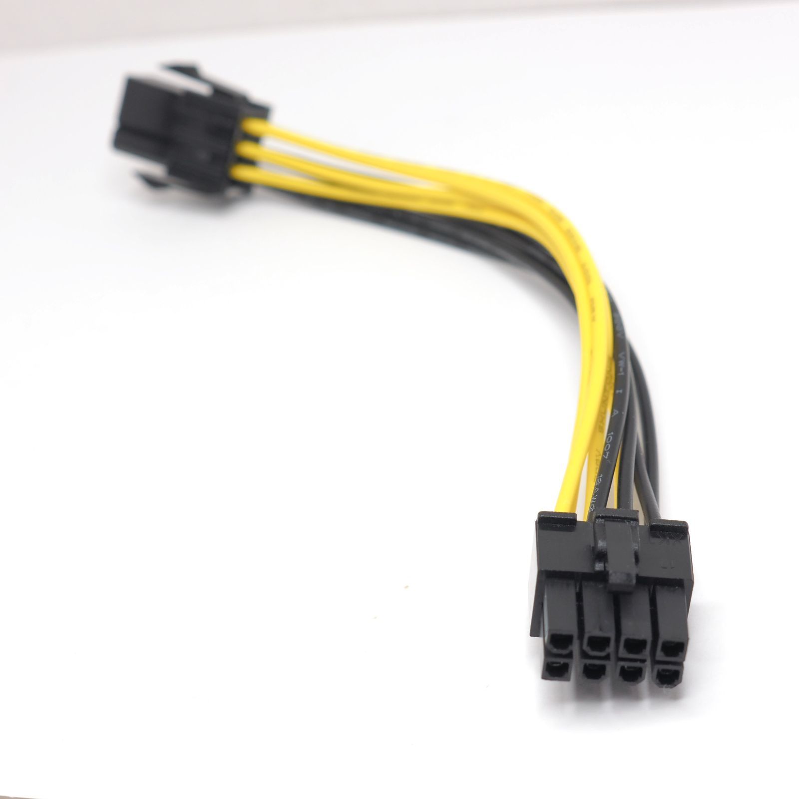 PCIe GPUグラボ補助電源ケーブル 6ピン→8ピン変換ケーブル 14cm長