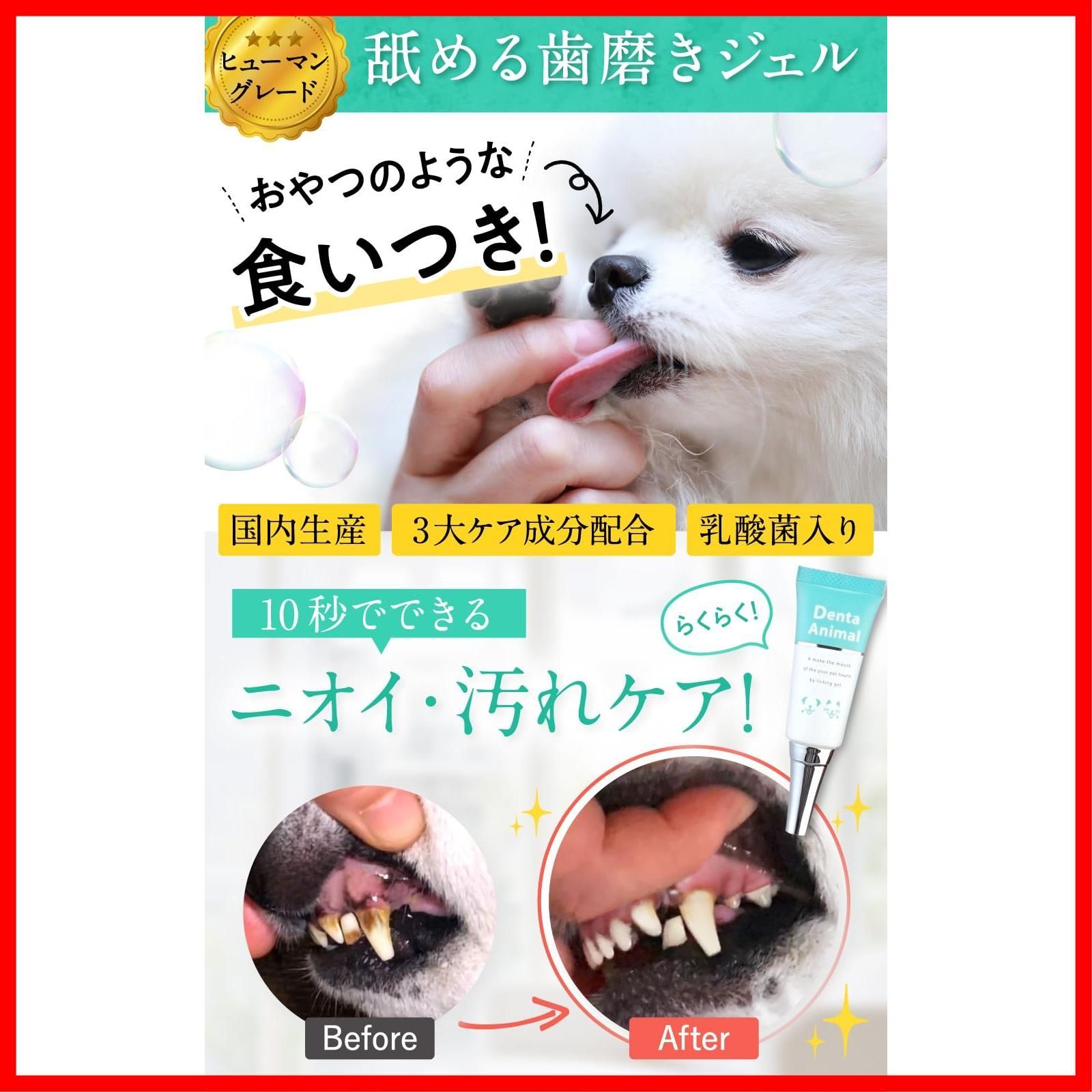 ラ ス ト 1 点☆彡歯石取り 口臭 犬 歯垢 犬 犬 口腔 猫デンタルケア DentaAnimal ペット用品 歯磨きジェル ドクターデンタルワン  歯磨き (単品) 猫 歯磨き粉 (単品) デンタアニマル - メルカリ