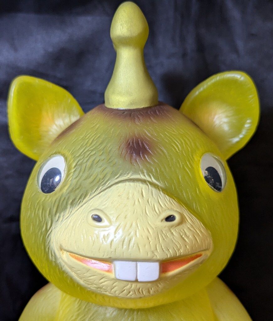 イヌクマ★快獣ブースカ★ジャイアントサイズ【みどり色（2）】未使用新品 ソフビ】【イヌクマ】快獣ブースカ ジャイアント みどり