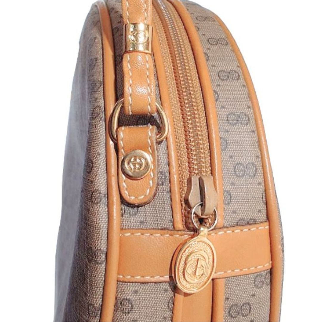 訳あり　GUCCI オールドグッチ マイクロGG ショルダーバッグ　丸型 ヴィンテージ GUCCI グッチ マイクロGG 丸型 ショルダーバッグ