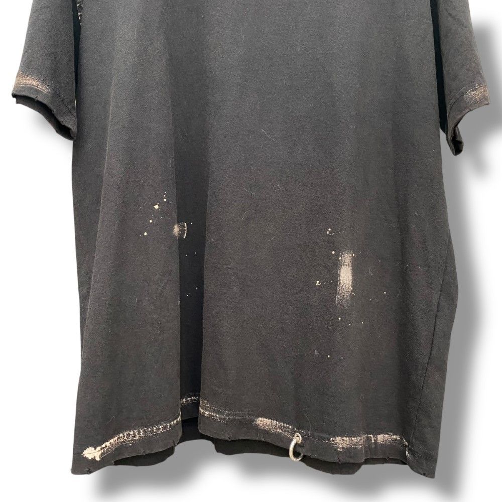 WE11DONE 25SS BLACK PIERCING DETAIL T-SHIRT Sサイズ ブラック
