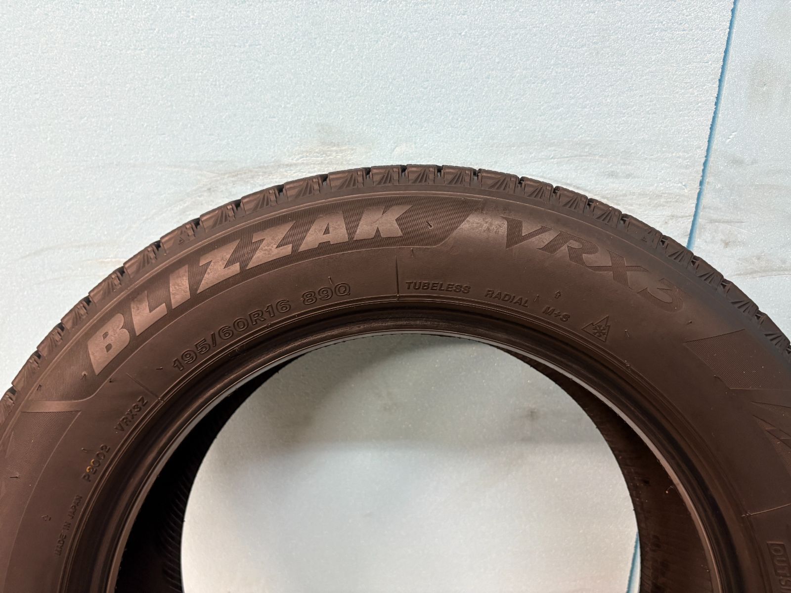 195|60|R16 VRX3 スタッドレス ブリヂストン BLIZZAK VRX3 16インチ ４本セット R16No2