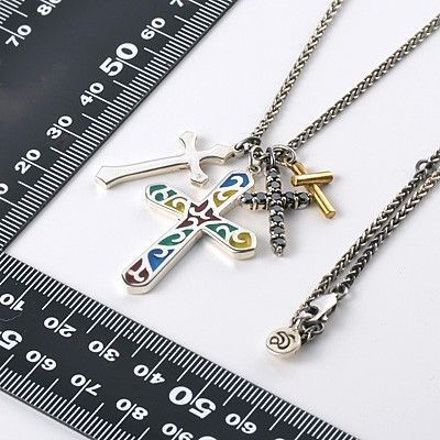SAINTS Design セインツ シルバー ネックレス キュービック