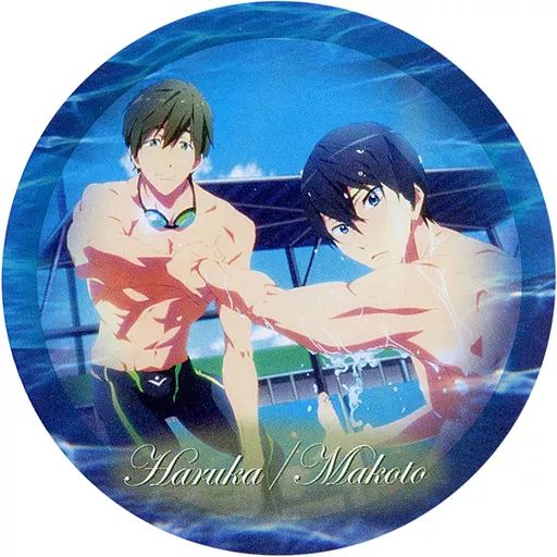 中古】コースター(キャラクター) 七瀬遙＆橘真琴(水着) 「Free